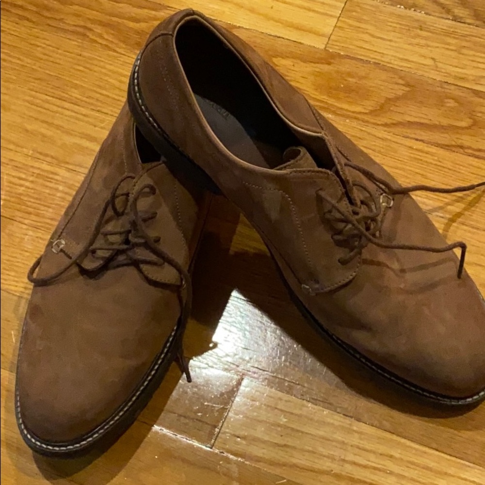 Men’s brown oxfords -Size 14W
